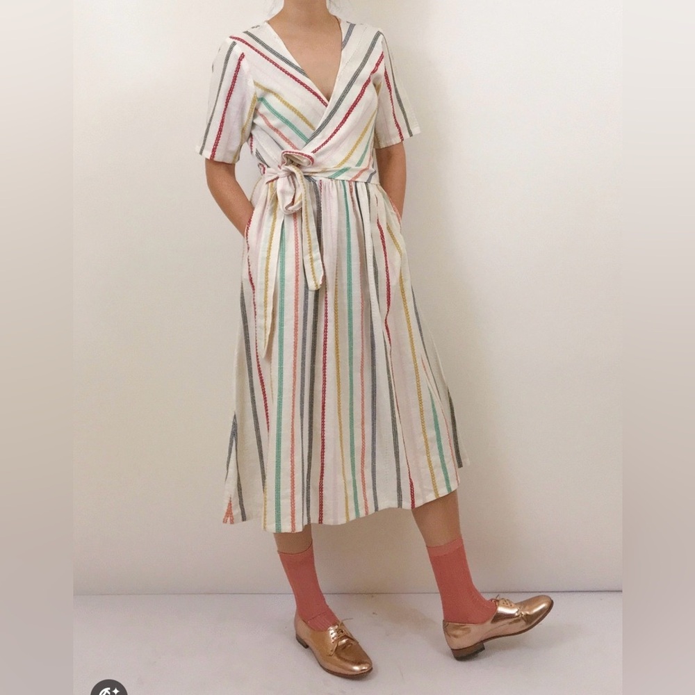 Ace & Jig Cotton Mila Midi Dress in Merry